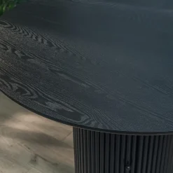 Table a Manger 4 personnes Ronde Bois Noir