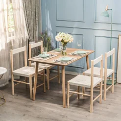 Table a Manger 4 Personnes (L120 cm) Rectangulaire Bois