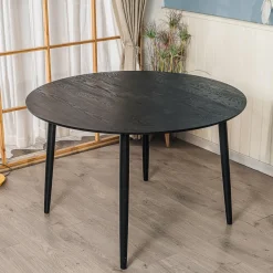 Table a Manger Design Ronde Scandinave Bois
