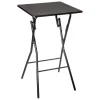 Table Bar Pliante 60 x 60 cm Noir