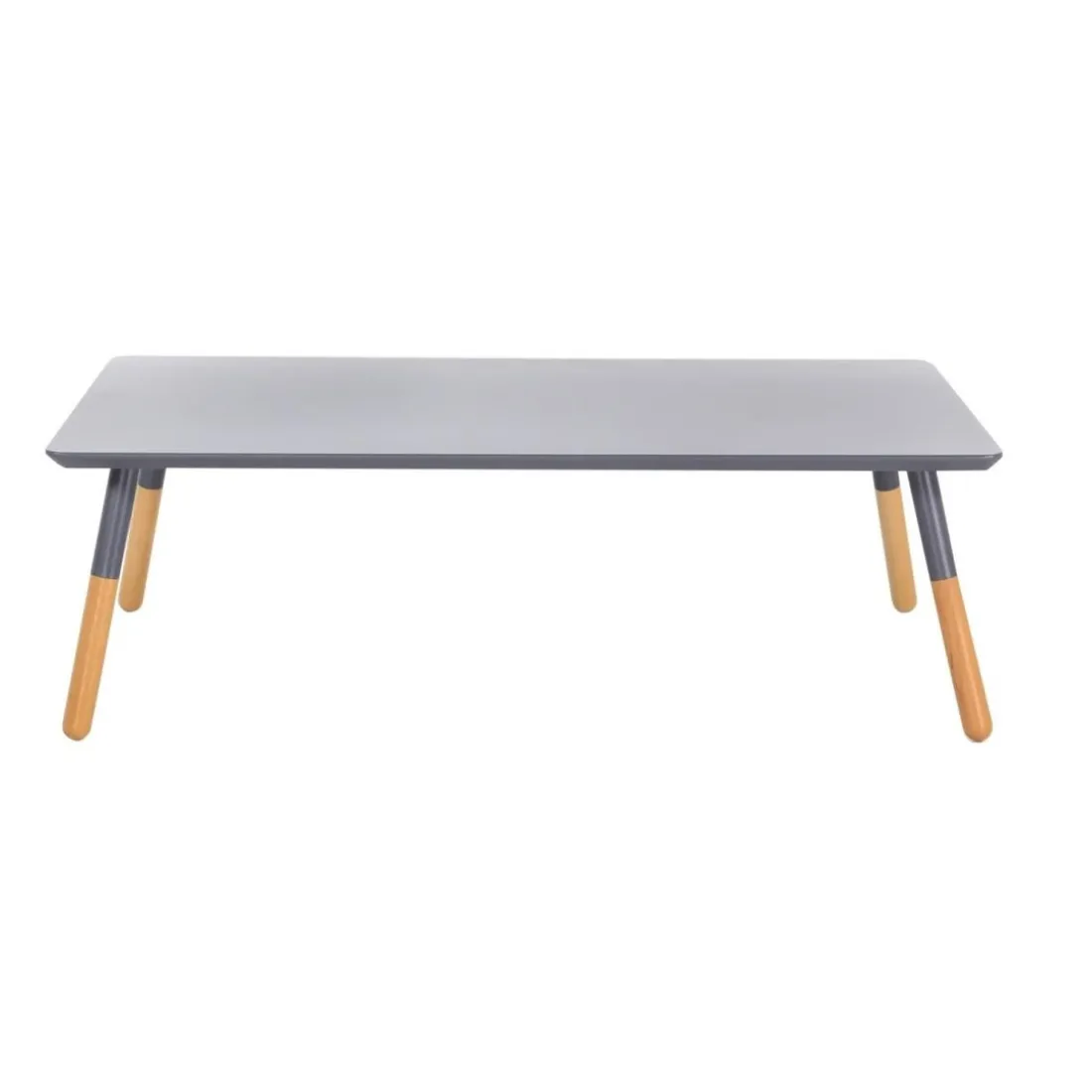 Table basse grise en bois