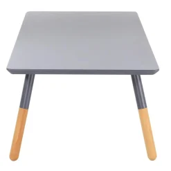 Table basse grise en bois