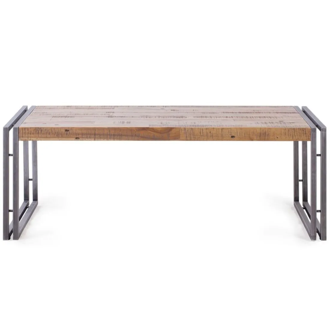 Table basse rectangulaire en bois