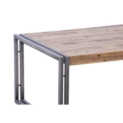 Table basse rectangulaire en bois
