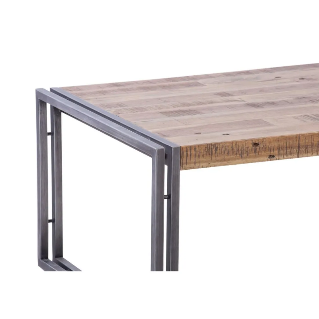 Table basse rectangulaire en bois