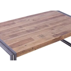 Table basse rectangulaire en bois