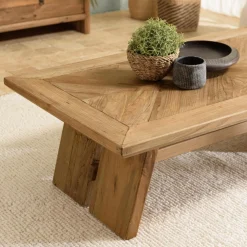 Table basse rectangulaire bois pin recyclé SANDY