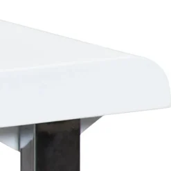 Table Bureau 2 tiroirs blanc HENRY