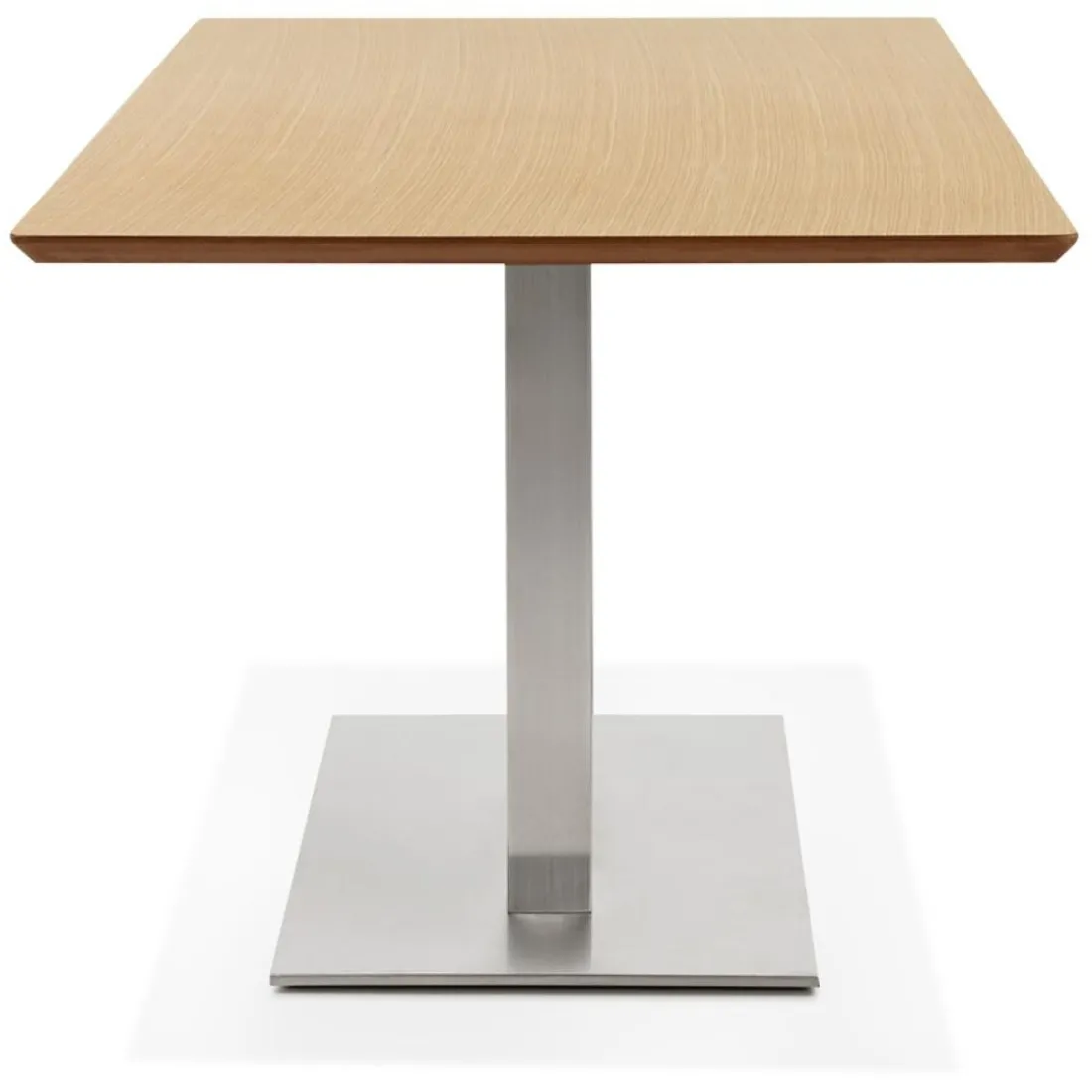 Table bureau design 'MAMBO' en bois finition naturelle