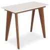 Table Console extensible Flavie Blanc