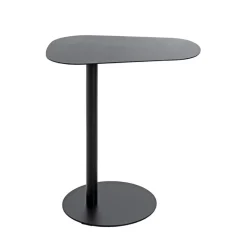 Table d'appoint design en métal noir