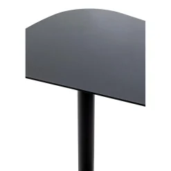 Table d'appoint design en métal noir