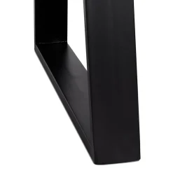 Table de bar haute 'RAFA' en bois massif et métal noir