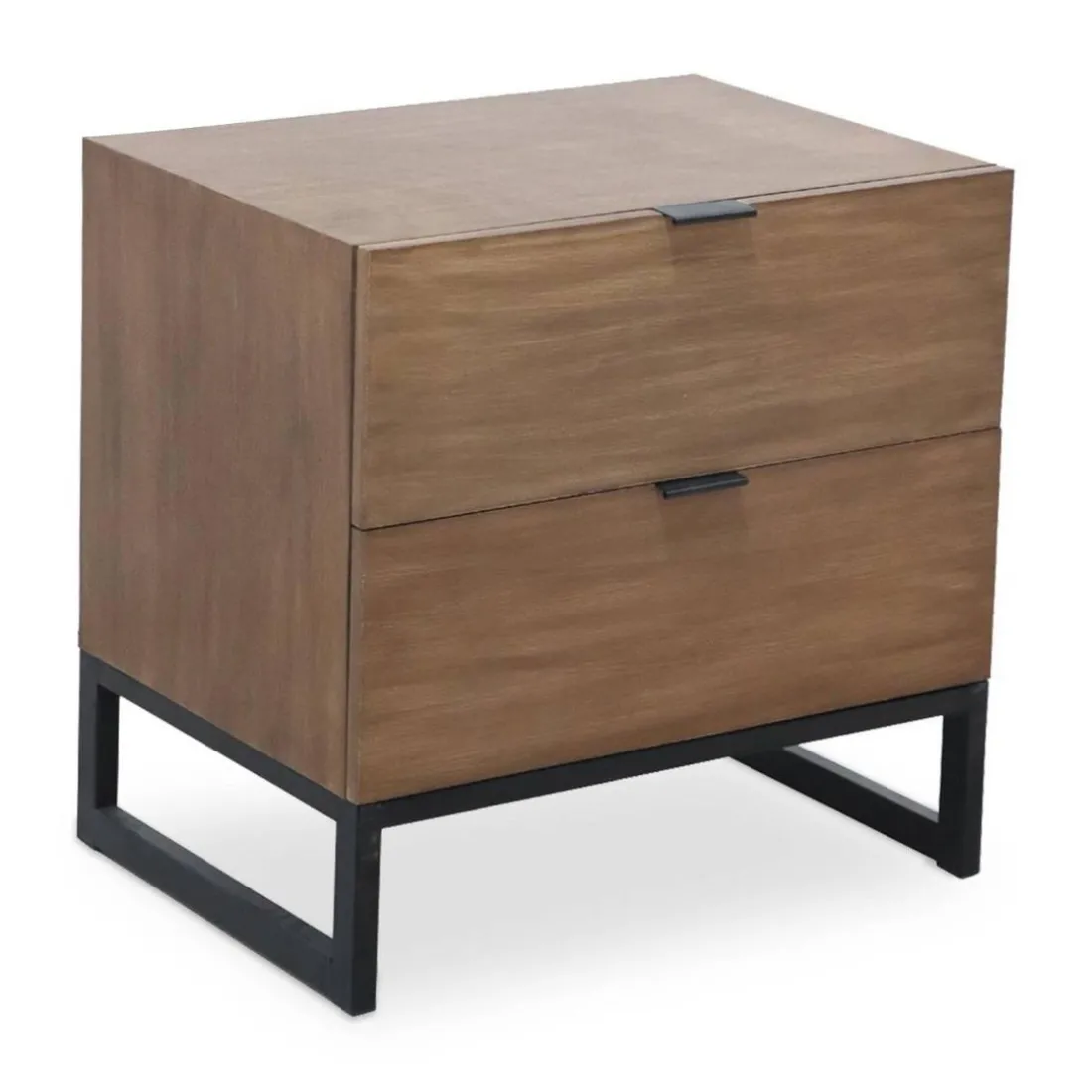 Table De Chevet 2 tiroirs Panara Chêne Clair