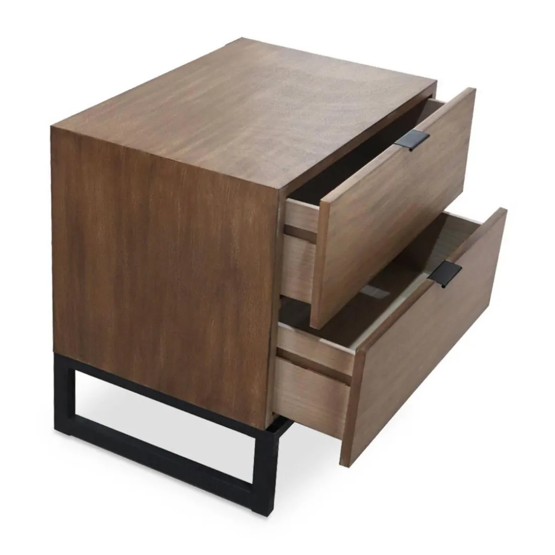 Table De Chevet 2 tiroirs Panara Chêne Clair