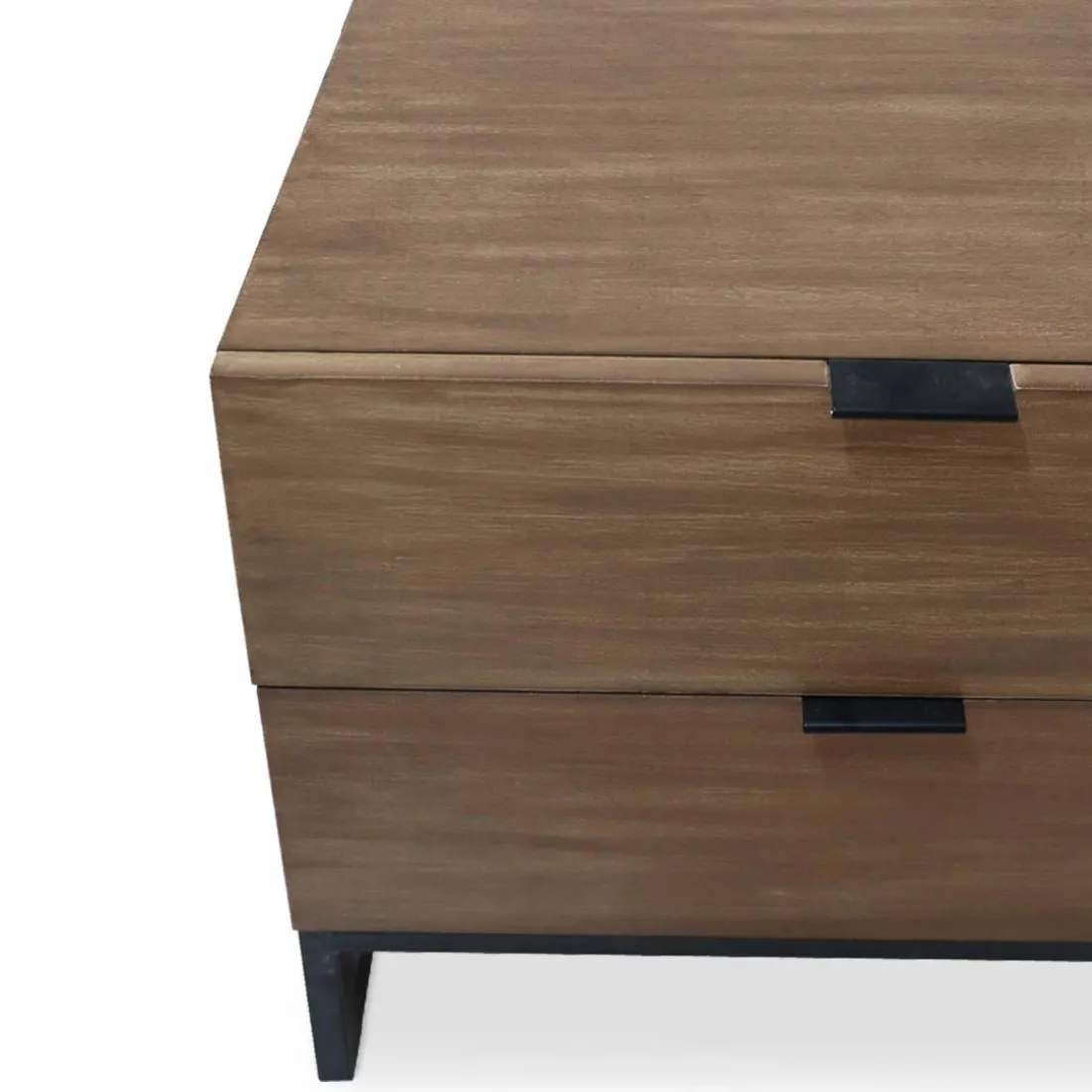 Table De Chevet 2 tiroirs Panara Chêne Clair