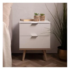 Table de Chevet 2 Tiroirs COPENHAGUE