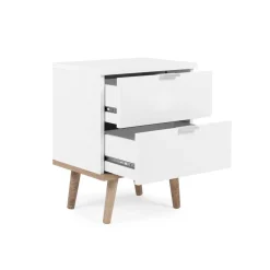Table de Chevet 2 Tiroirs COPENHAGUE