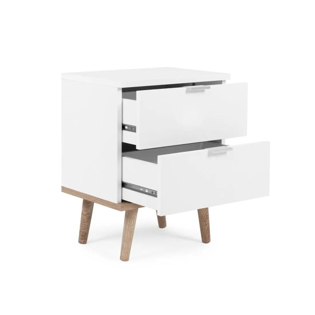 Table de Chevet 2 Tiroirs COPENHAGUE