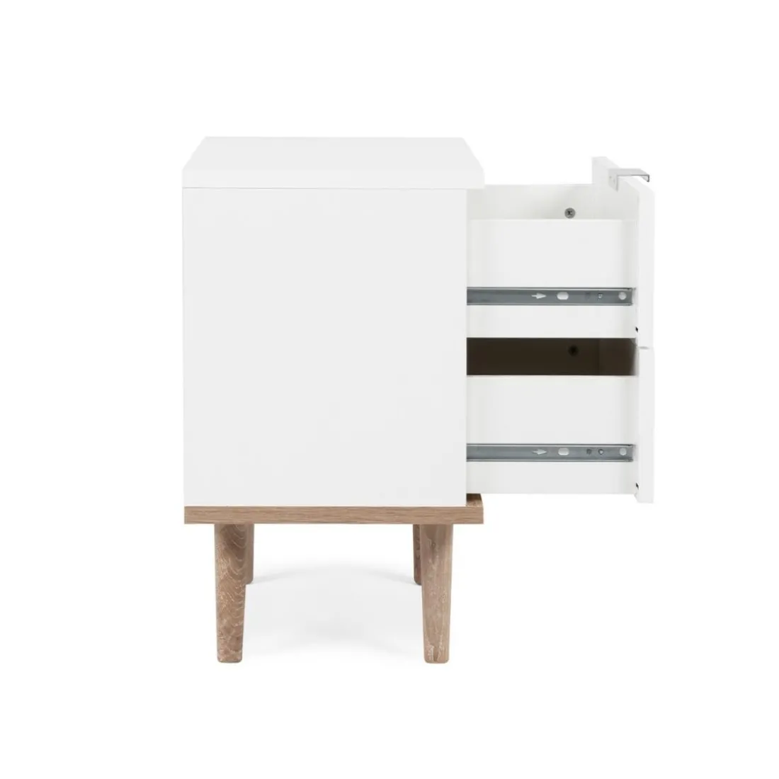 Table de Chevet 2 Tiroirs COPENHAGUE