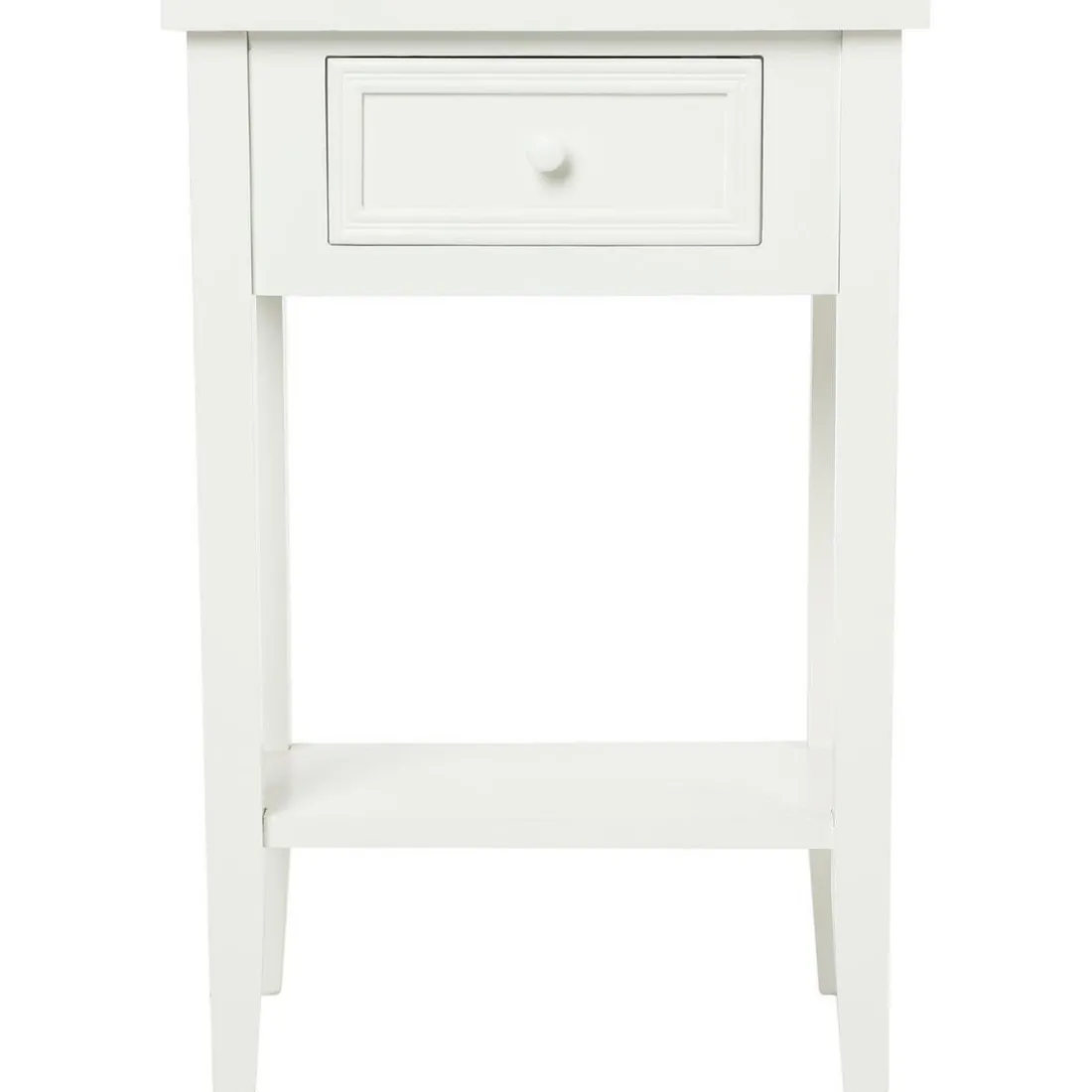 Table de chevet blanc