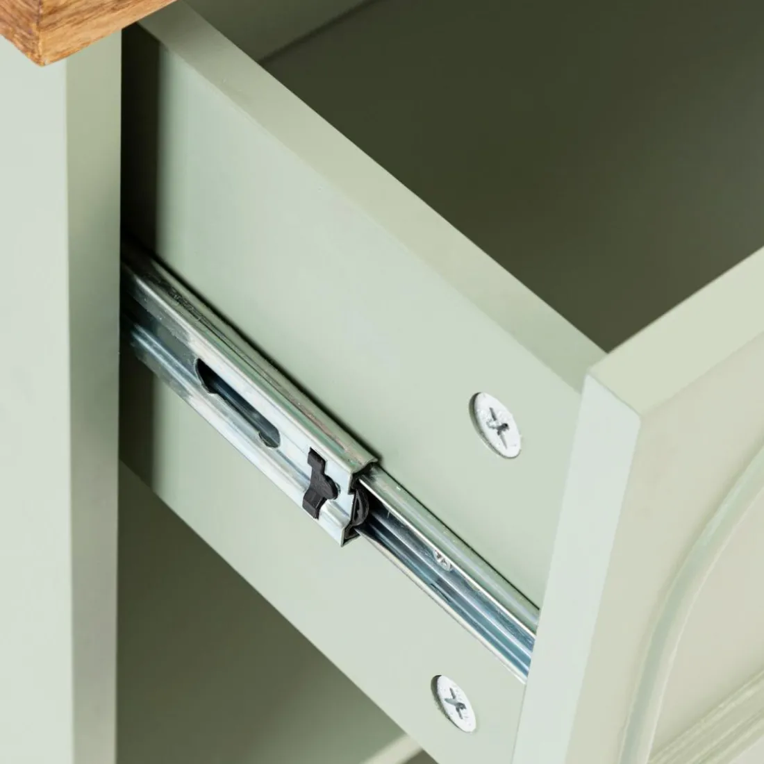 Table de chevet Mohéa Vert céladon