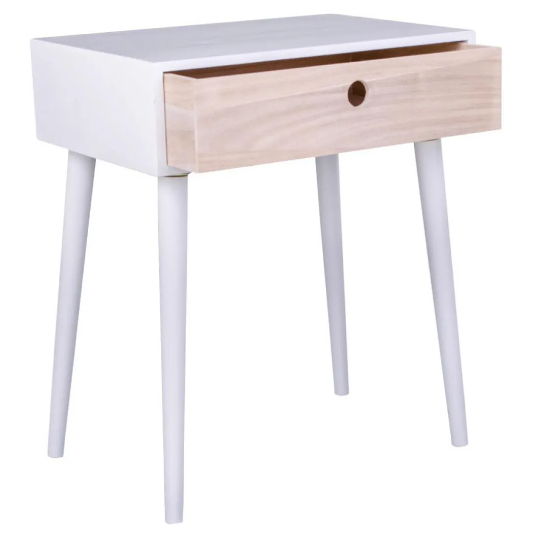 Table De Chevet Scandinave Blanche PARMA