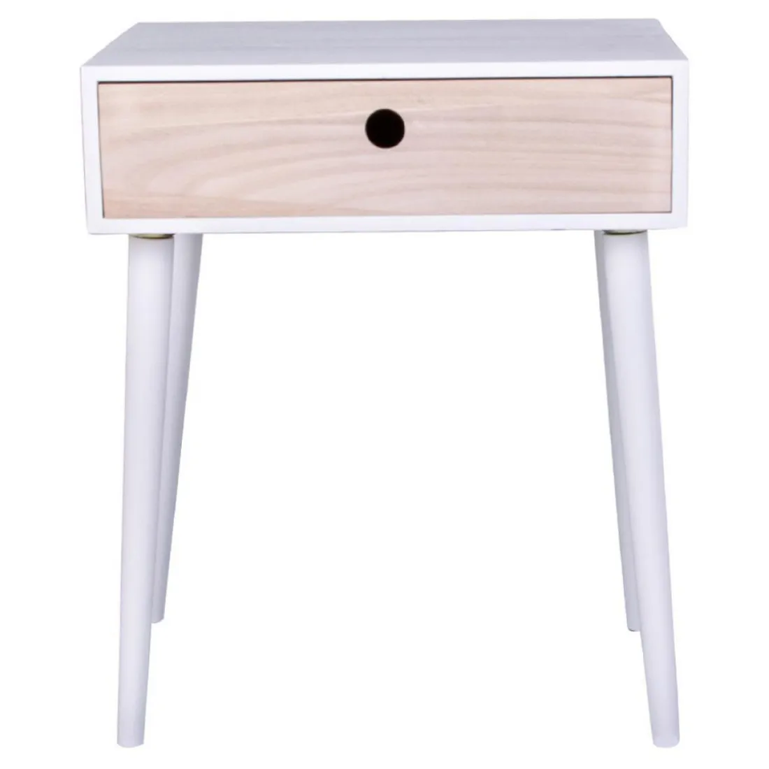 Table De Chevet Scandinave Blanche PARMA