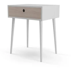 Table De Chevet Scandinave Blanche PARMA