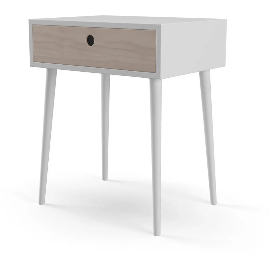 Table De Chevet Scandinave Blanche PARMA