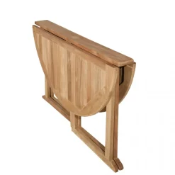 Table de jardin 4/5 personnes - à rabats papillon en bois Teck