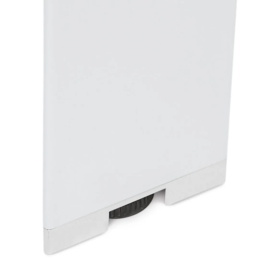 Table de réunion ou à manger design 'XLINE' en verre blanc