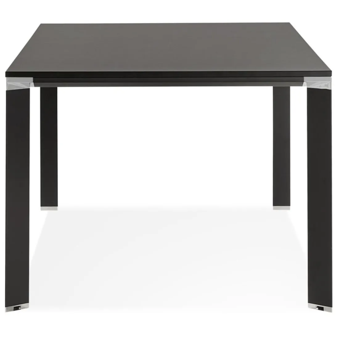 Table de réunion ou à manger design 'XLINE' en bois noir