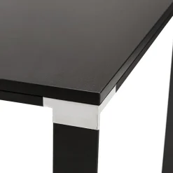 Table de réunion ou à manger design 'XLINE' en bois noir