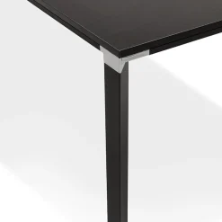 Table de réunion ou à manger design 'XLINE' en bois noir