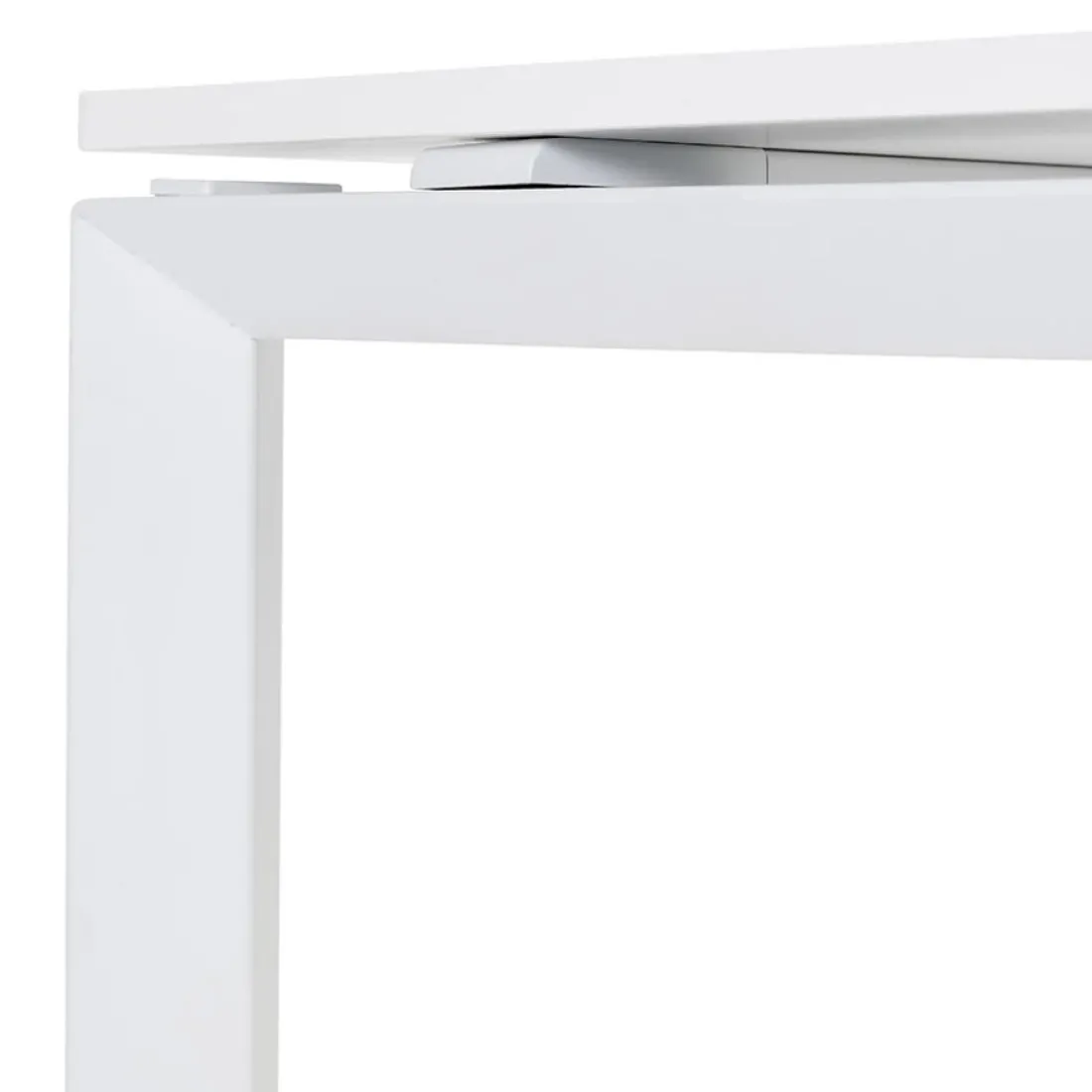 Table de réunion ou bureau bench 'BAKUS SQUARE' blanc