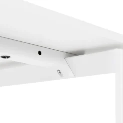 Table de réunion ou bureau bench 'BAKUS SQUARE' blanc