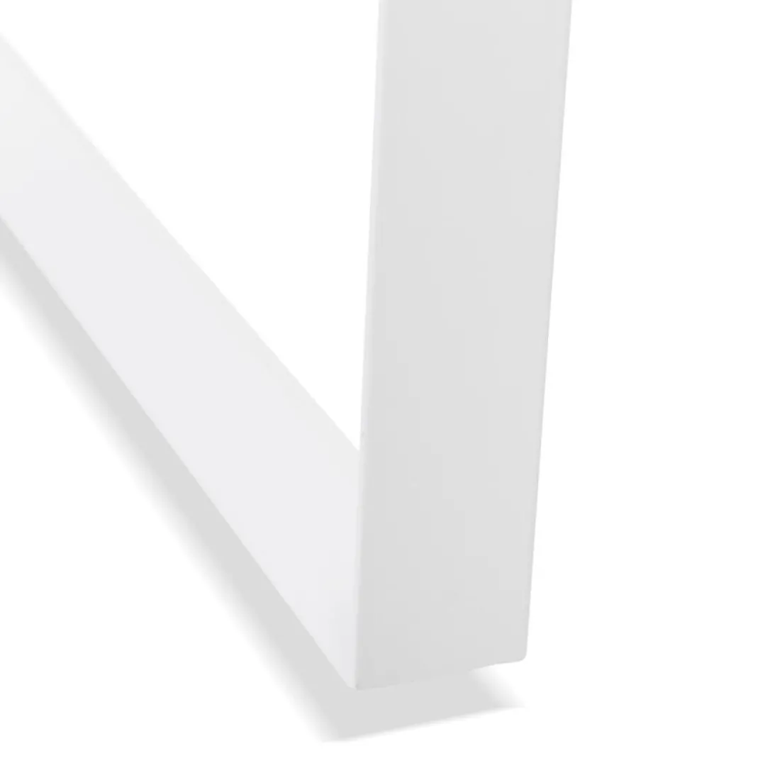Table de réunion ou bureau bench 'BAKUS SQUARE' blanc