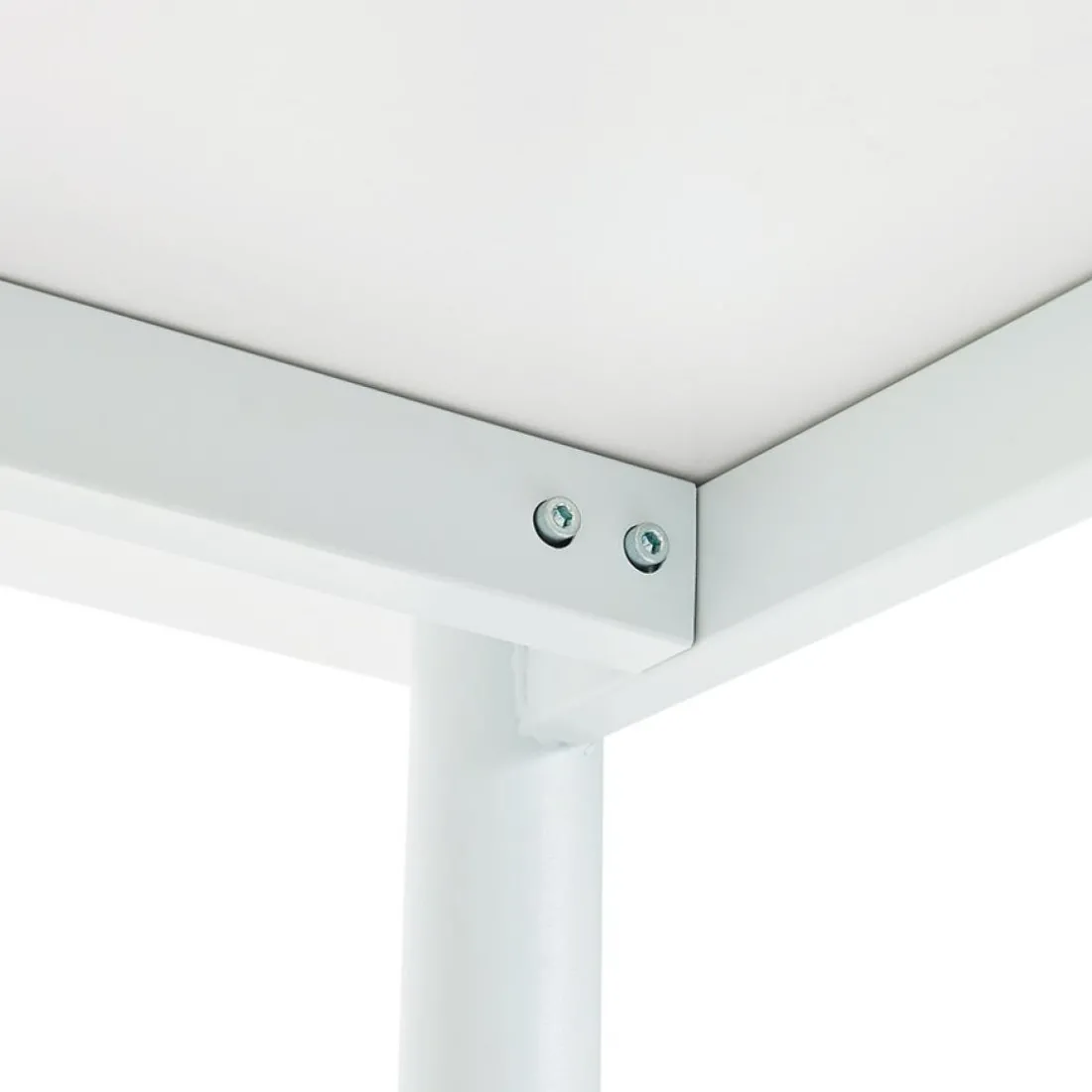 Table de réunion ou bureau design 'FOCUS' blanc