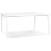 Table de réunion ou bureau bench blanc 'AMADEUS SQUARE'