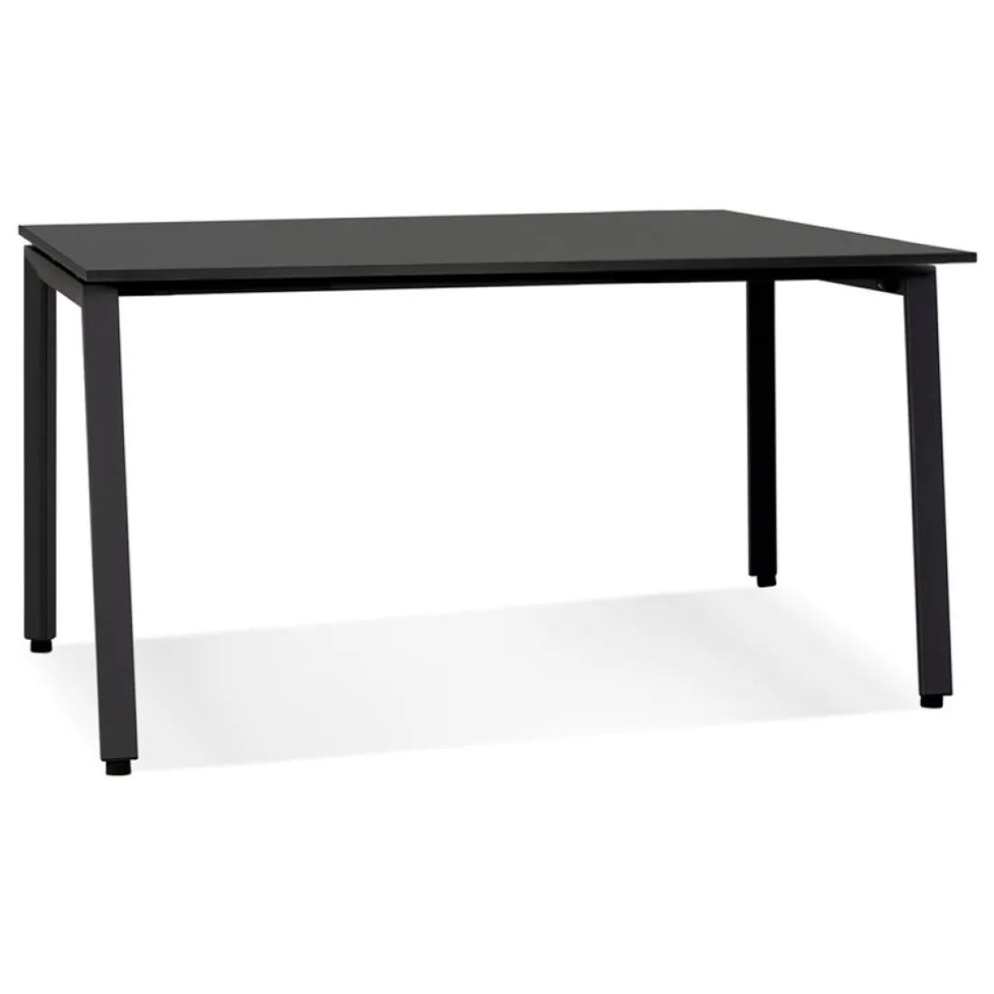 Table de réunion ou bureau bench 'AMADEUS SQUARE' noir