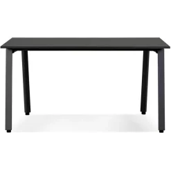 Table de réunion ou bureau bench 'AMADEUS SQUARE' noir