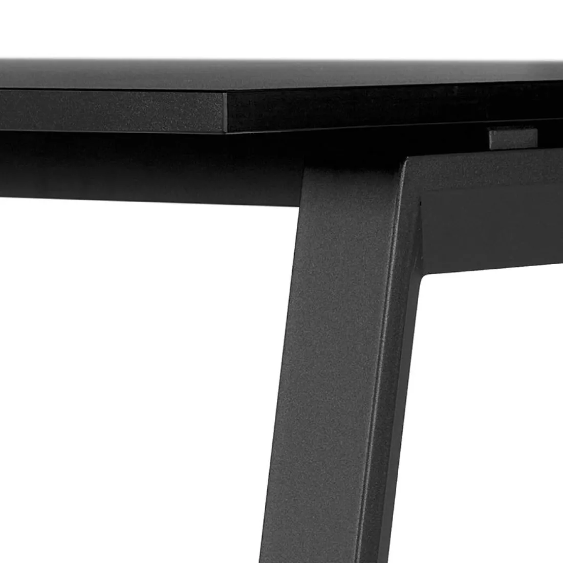 Table de réunion ou bureau bench 'AMADEUS SQUARE' noir