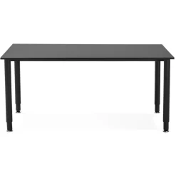 Table de réunion ou bureau design 'FOCUS' noir