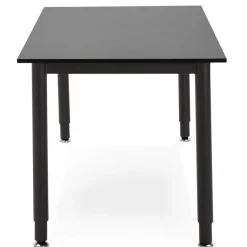 Table de réunion ou bureau design 'FOCUS' noir