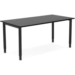 Table de réunion ou bureau design 'FOCUS' noir