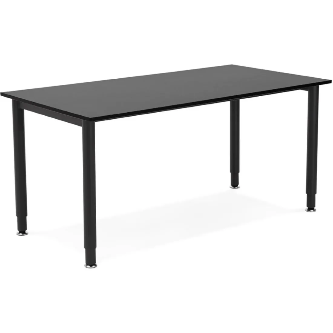 Table de réunion ou bureau design 'FOCUS' noir