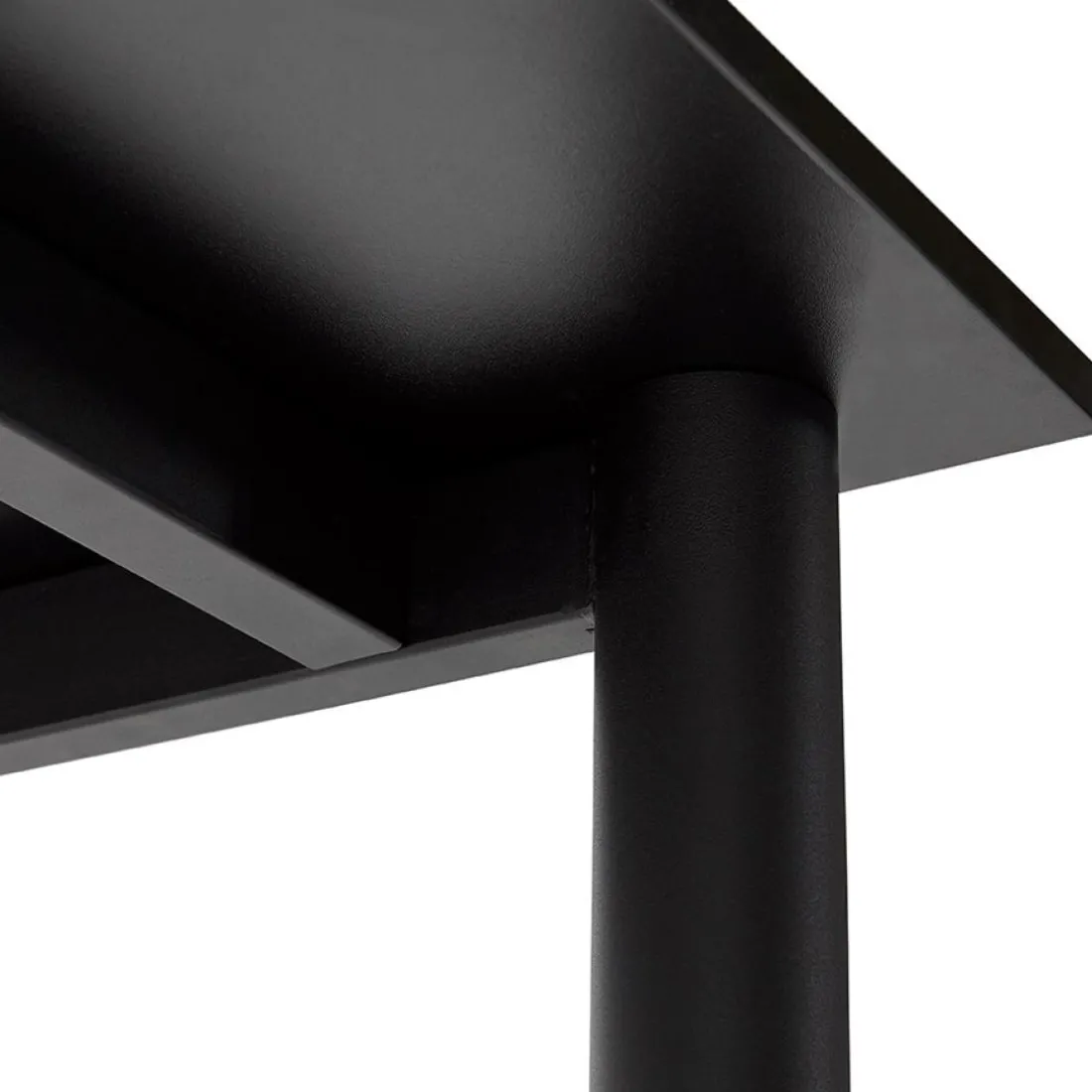 Table de réunion ou bureau design 'FOCUS' noir