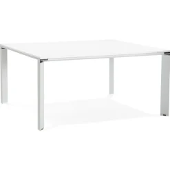 Table de réunion ou bureau bench 'XLINE SQUARE' blanc
