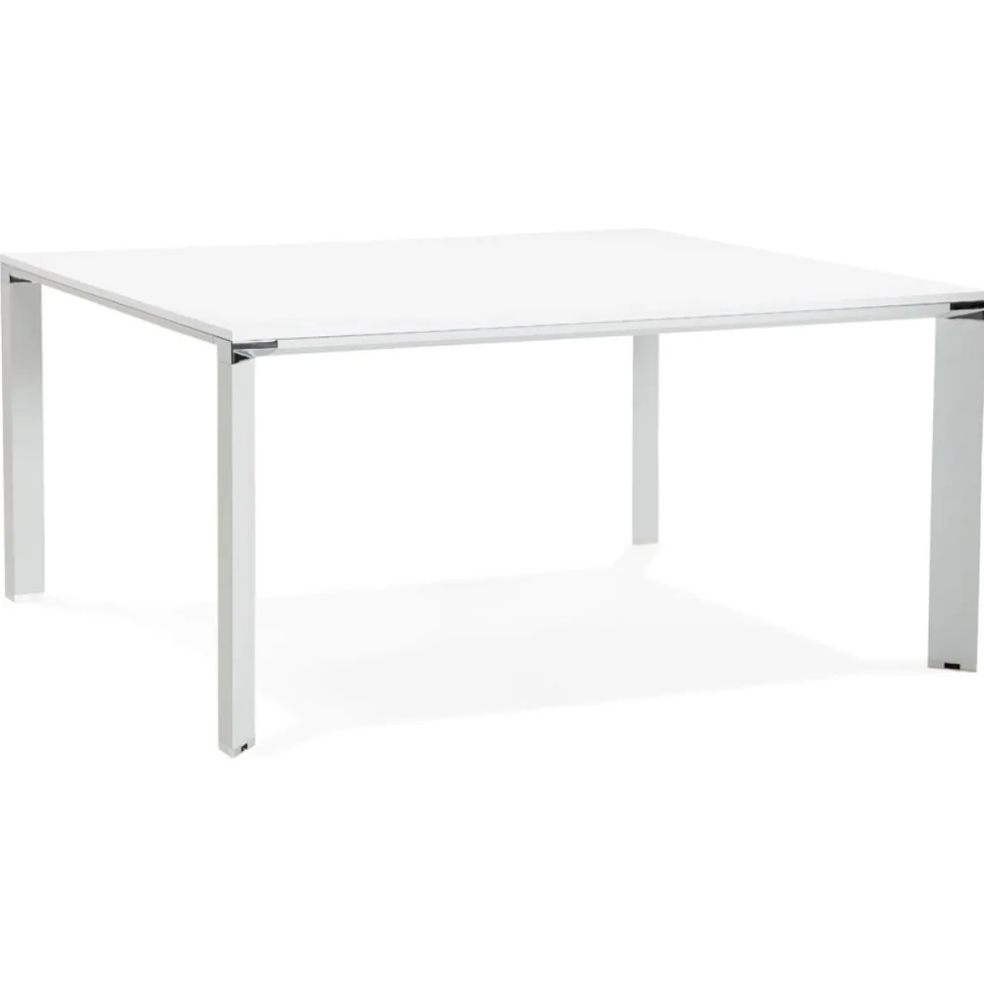 Table de réunion ou bureau bench 'XLINE SQUARE' blanc